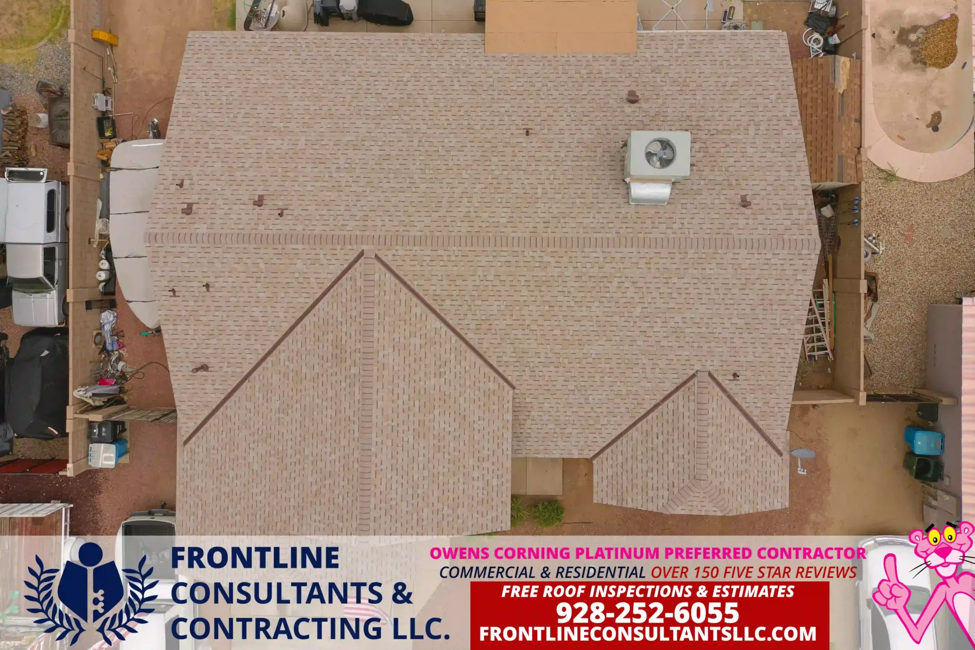 New Shingle Roof Installation 10210 W Denton Ln Glendale AZ 85307