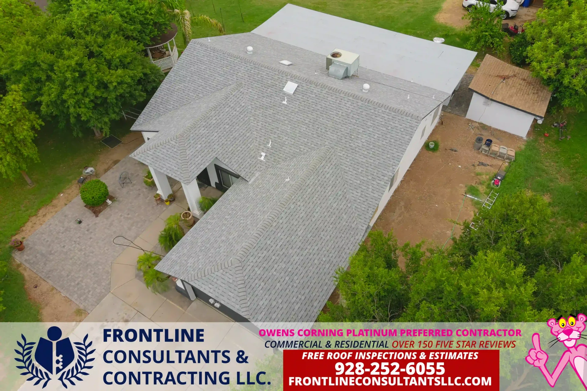 New Shingle Roof Installation 10605 W Rancho Dr Glendale AZ 85307