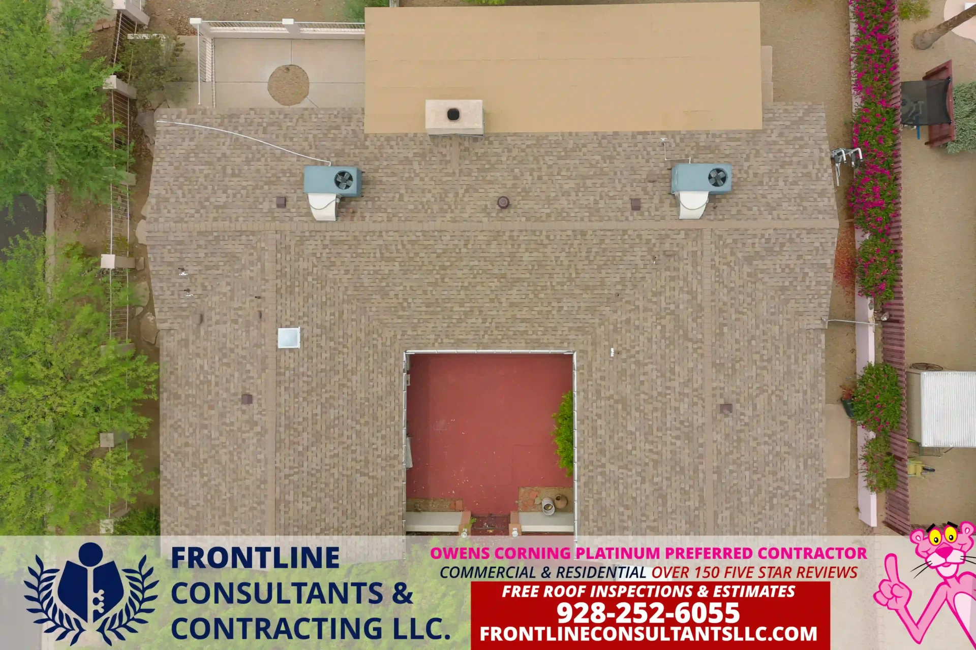 New Shingle Roof Installation 9402 18th St Phoenix AZ 85020