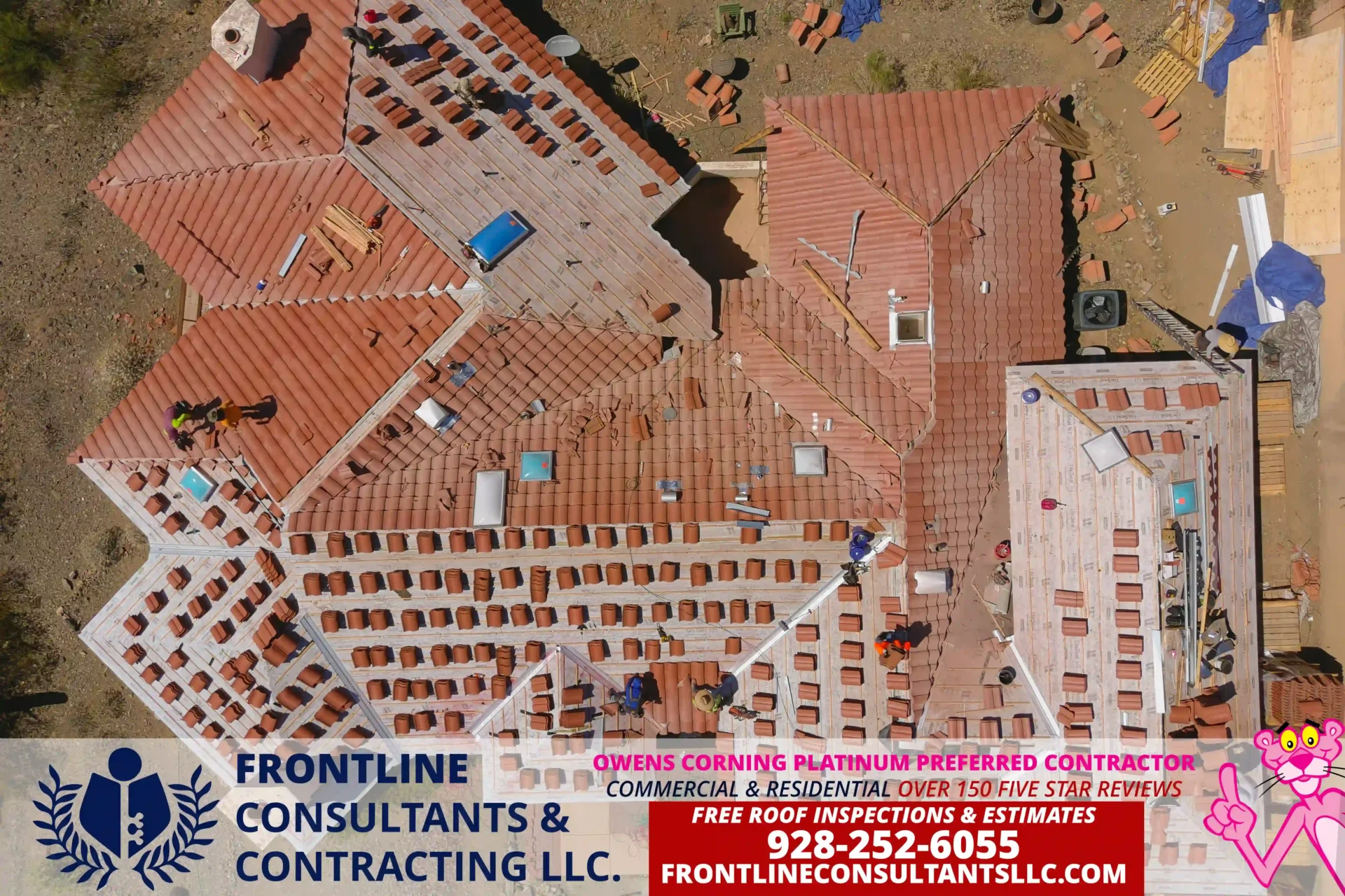 New Tile Roof Installation New Tile Roof Installation