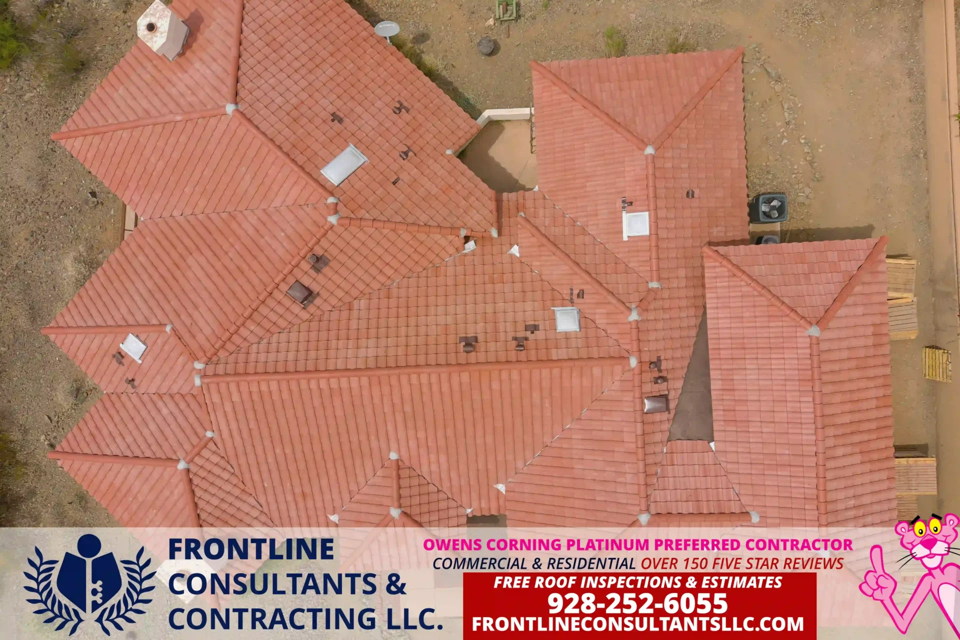 New Tile Roof Installation