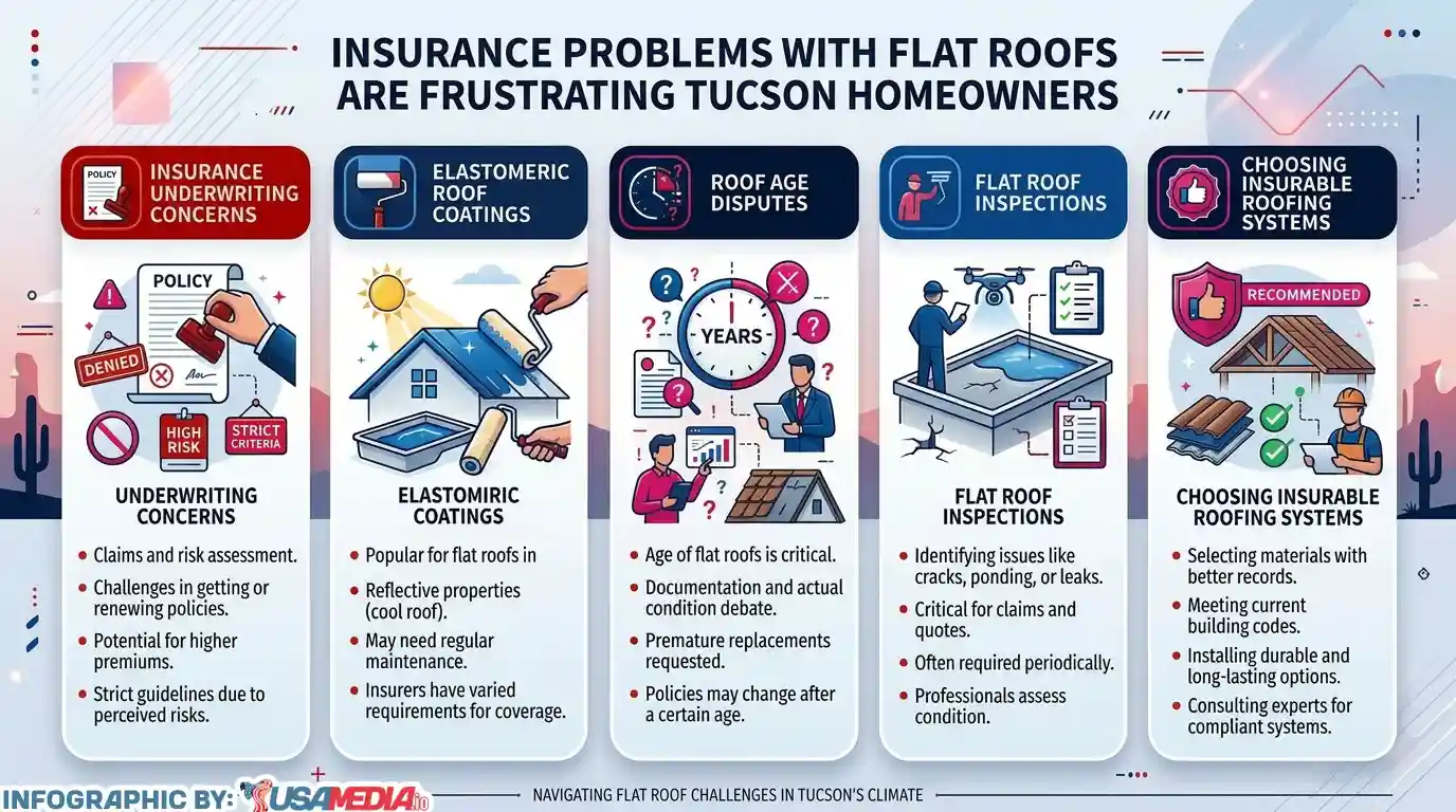 Insurance Problems With Flat Roofs Are Frustrating Tucson Homeowners